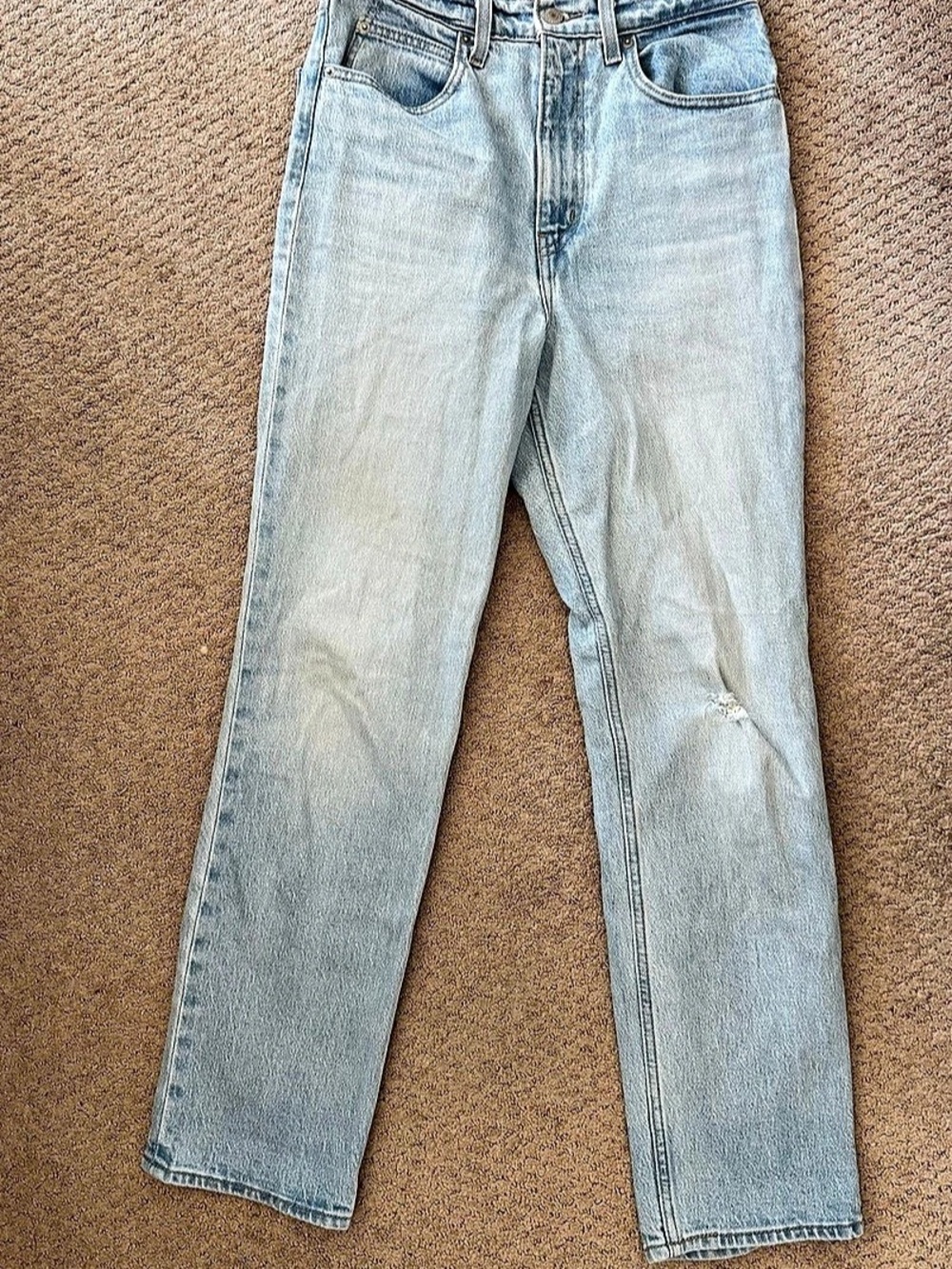 Levi's 70s High Slim Straight Leg Jeans in Blue Waist 27